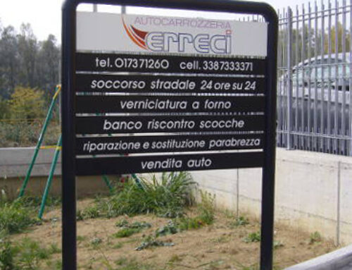 INSEGNA AUTOPORTANTE